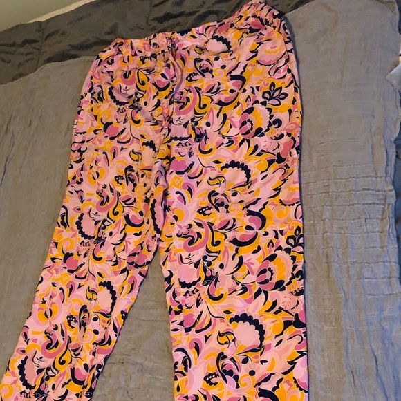 J.Crew pull-on silk pant in paisley swirl 6 - Picture 7 of 8